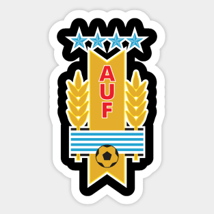 La Asociación Uruguaya de Fútbol - AUF Sticker